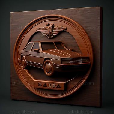 3D мадэль Saab 9000 (STL)